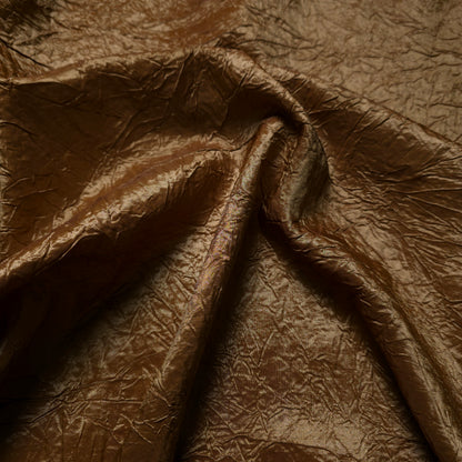 CRINKLE TAFFETA FABRIC BRONZE