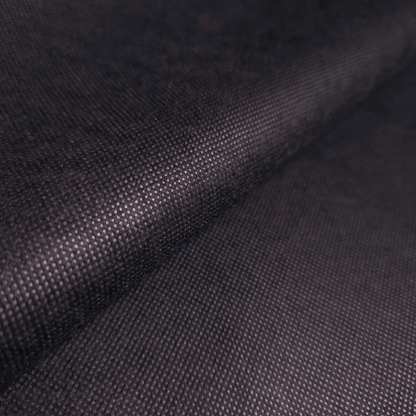 Black Woven Fusible Interfacing Fabric 58" BY THE YARD Crisp Stiff Stabilizer