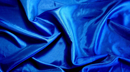 Royal Blue Polyester Taffeta Fabric by the Yard | 58" Lining Material