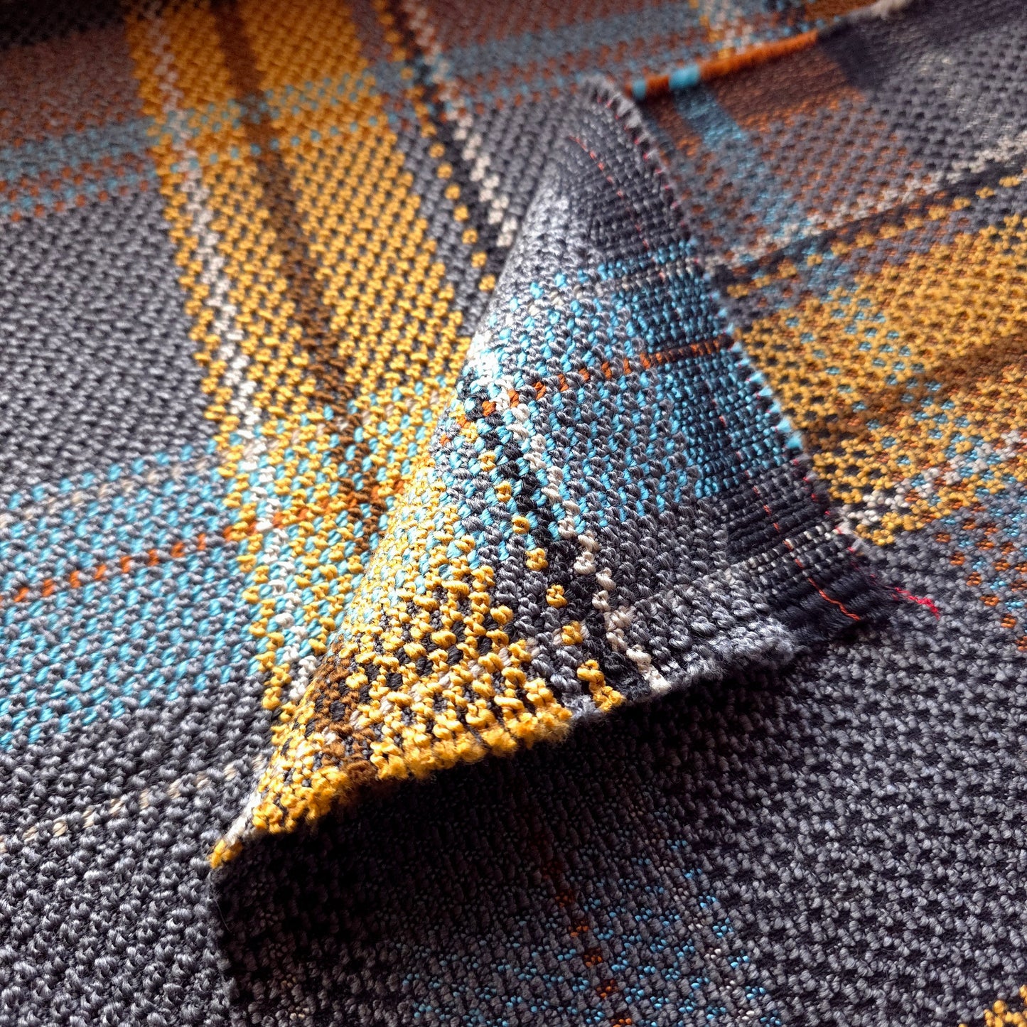 58" Tartan Plaid Large Weave Tapestry Fabric