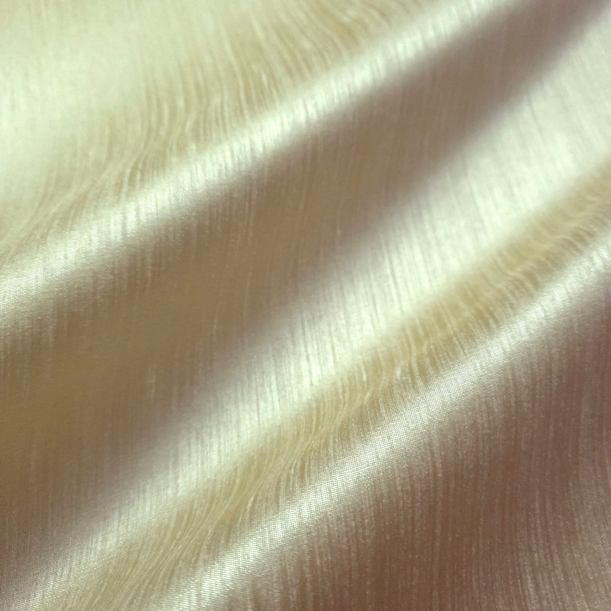 CHAMPAGNE IVORY TAJ DUPIONI FAUX SILK FABRIC