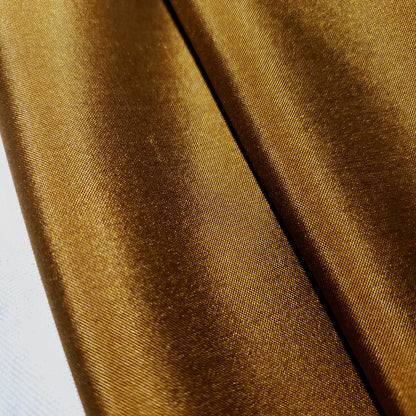 FAUX SILK LUXURY TAFFETA BRONZE GOLD