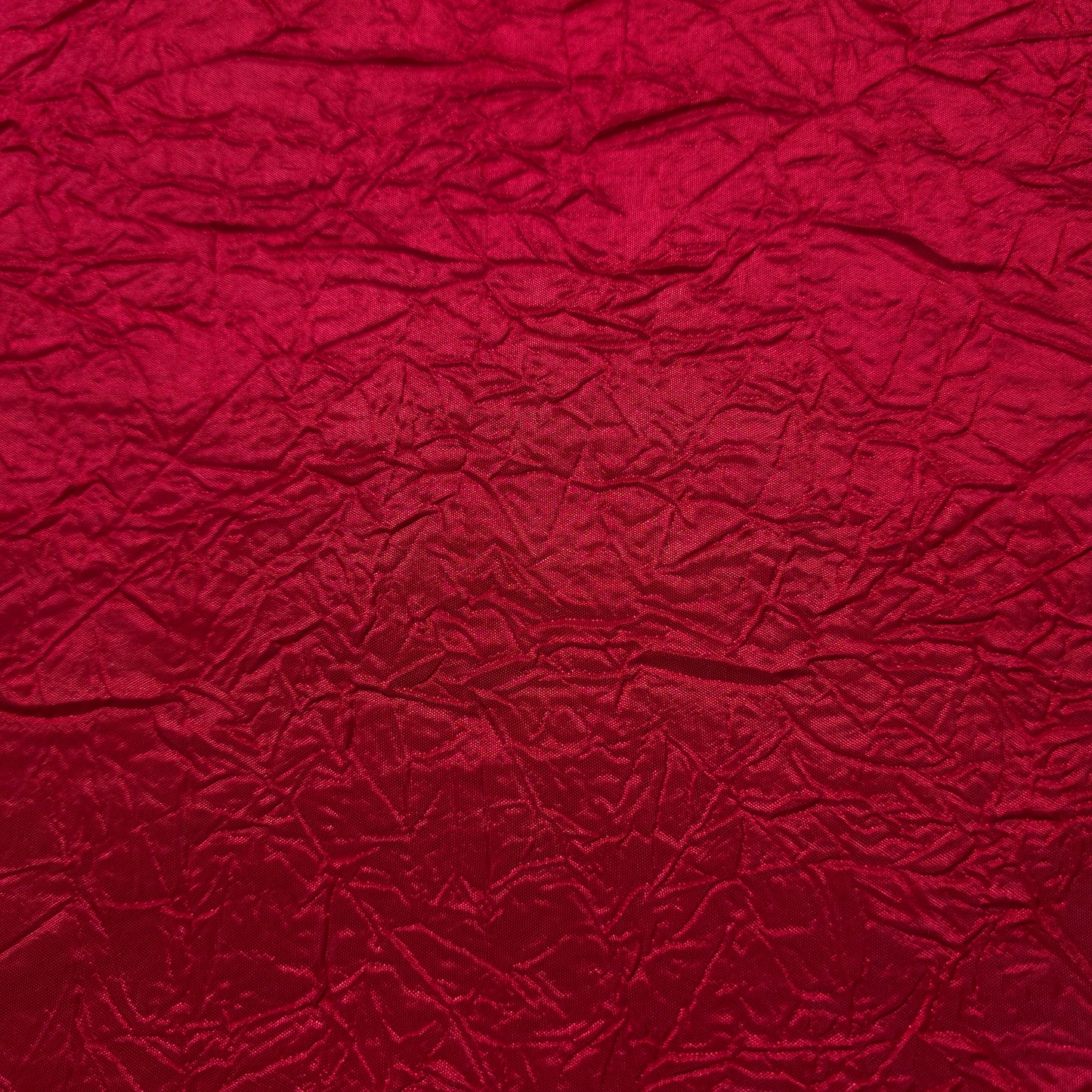 CRINKLE TAFFETA FABRIC RED