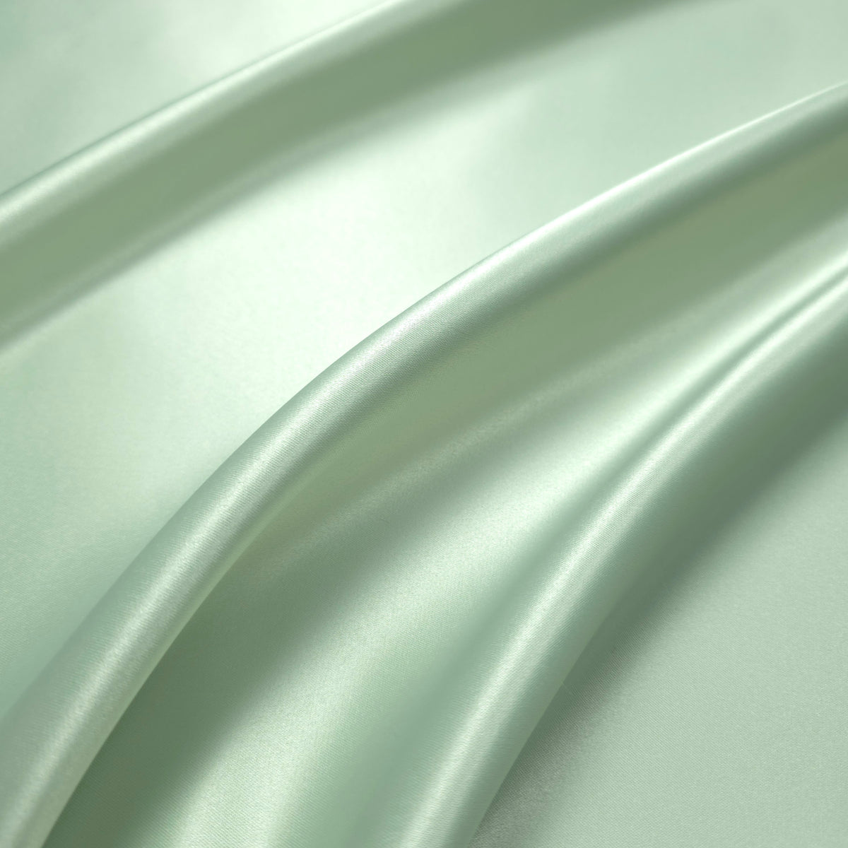 PISTACHIO MINT GREEN PEAU DE SOIE PORCELAIN DULL SATIN FABRIC