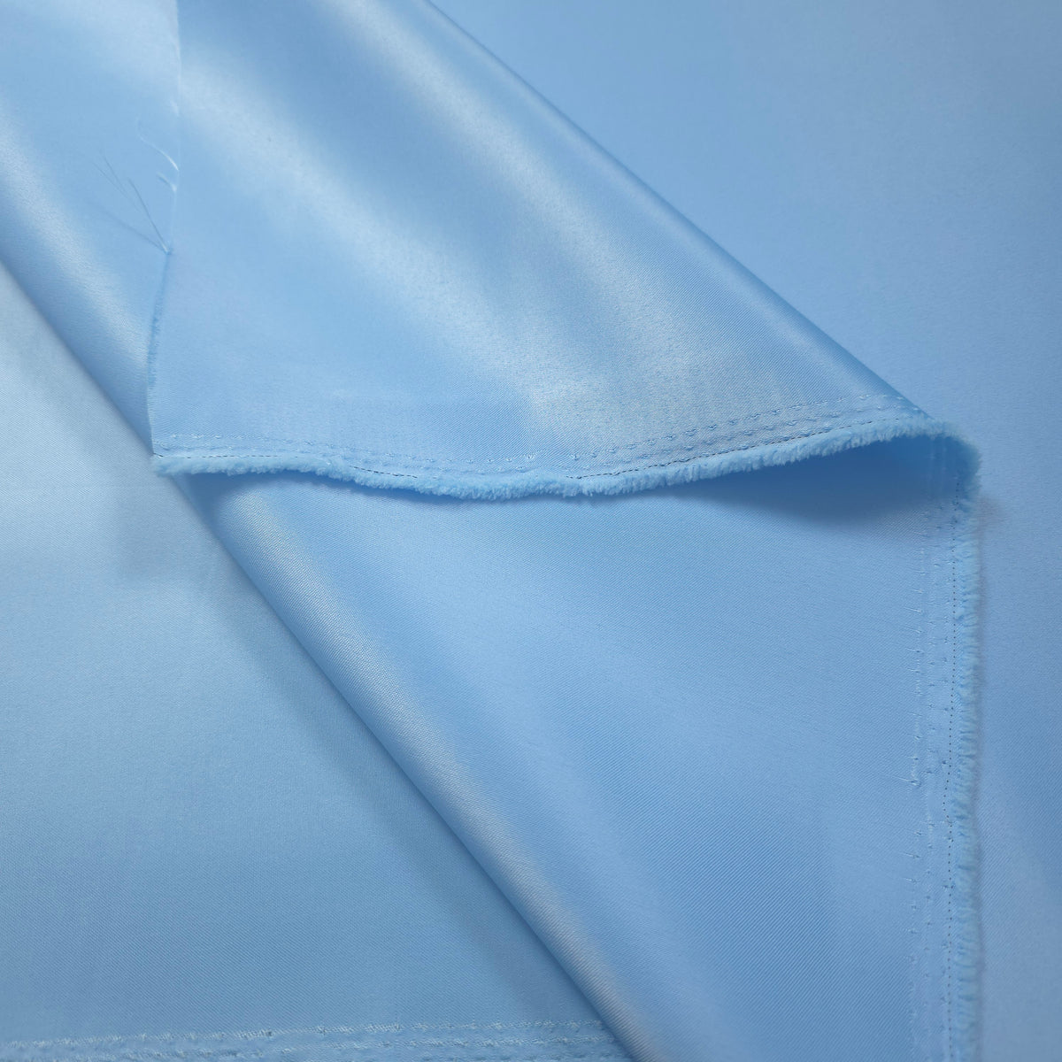 ICE BLUE PEAU DE SOIE PORCELAIN DULL SATIN FABRIC