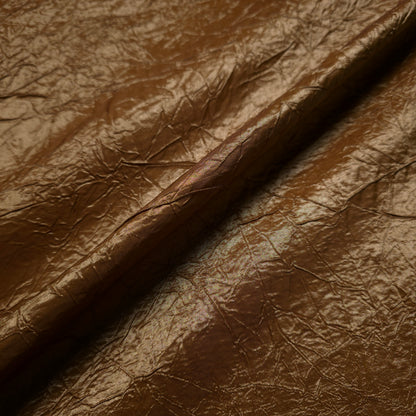 CRINKLE TAFFETA FABRIC BRONZE
