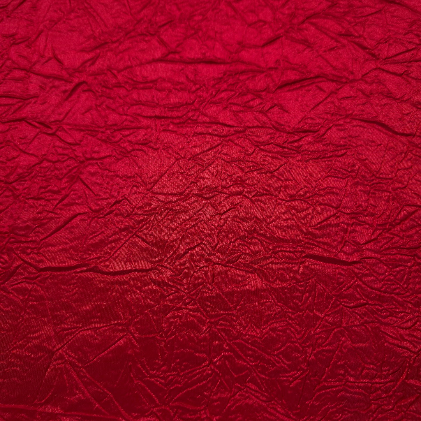 CRINKLE TAFFETA FABRIC RED