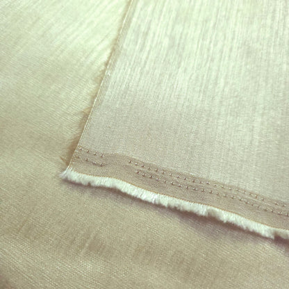 CHAMPAGNE IVORY TAJ DUPIONI FAUX SILK FABRIC