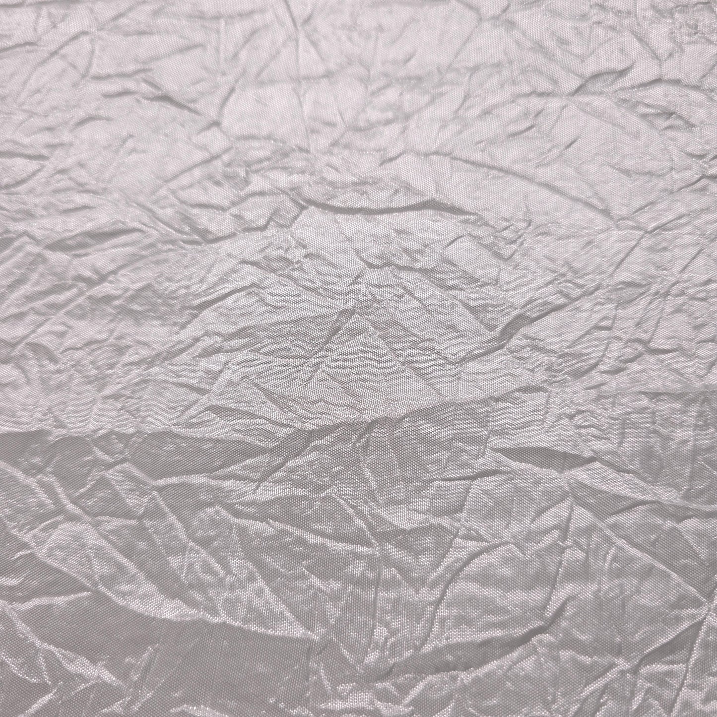 CRINKLE TAFFETA FABRIC WHITE