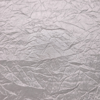 CRINKLE TAFFETA FABRIC WHITE
