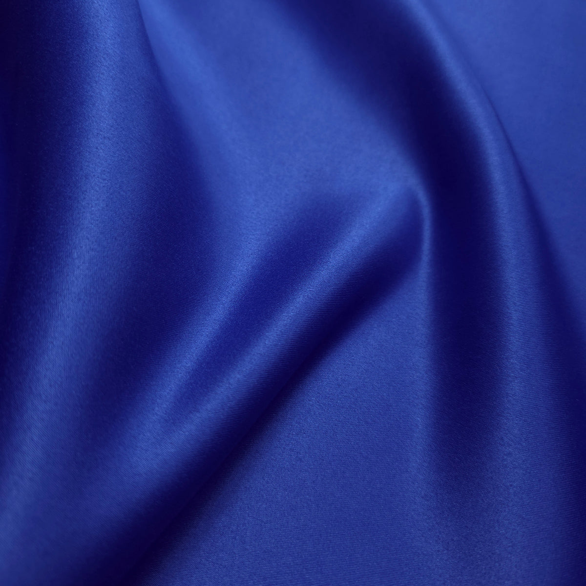 ROYAL BLUE PEAU DE SOIE PORCELAIN DULL SATIN FABRIC