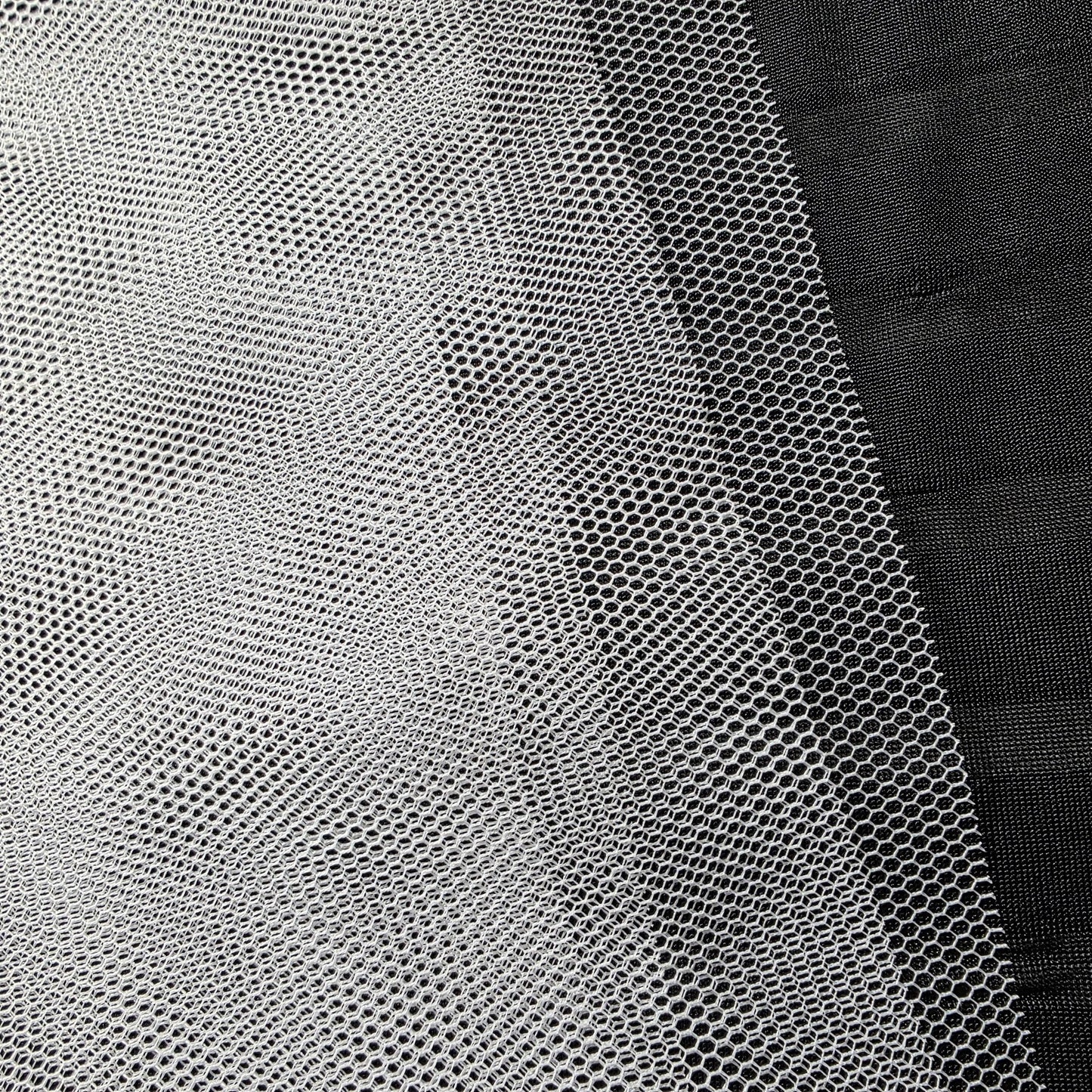 WHITE STIFF HARD NET
