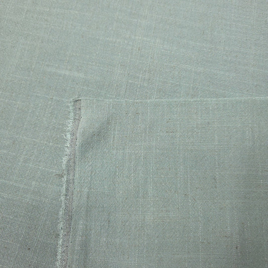 PASTEL MINT GREEN HEAVYWEIGHT RUSTIC LINEN RAYON BLEND FABRIC