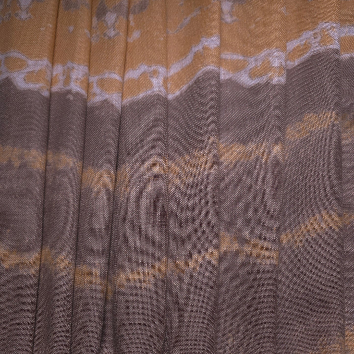 SANDSTONE STRIPE FAUX LINEN DRAPERY FABRIC