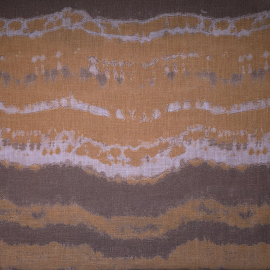 SANDSTONE STRIPE FAUX LINEN DRAPERY FABRIC
