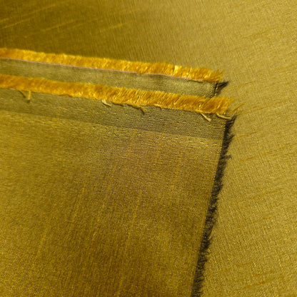 YELLO CHARTREUSE POLY DUPIONI FABRIC SHOT WITH BLACK