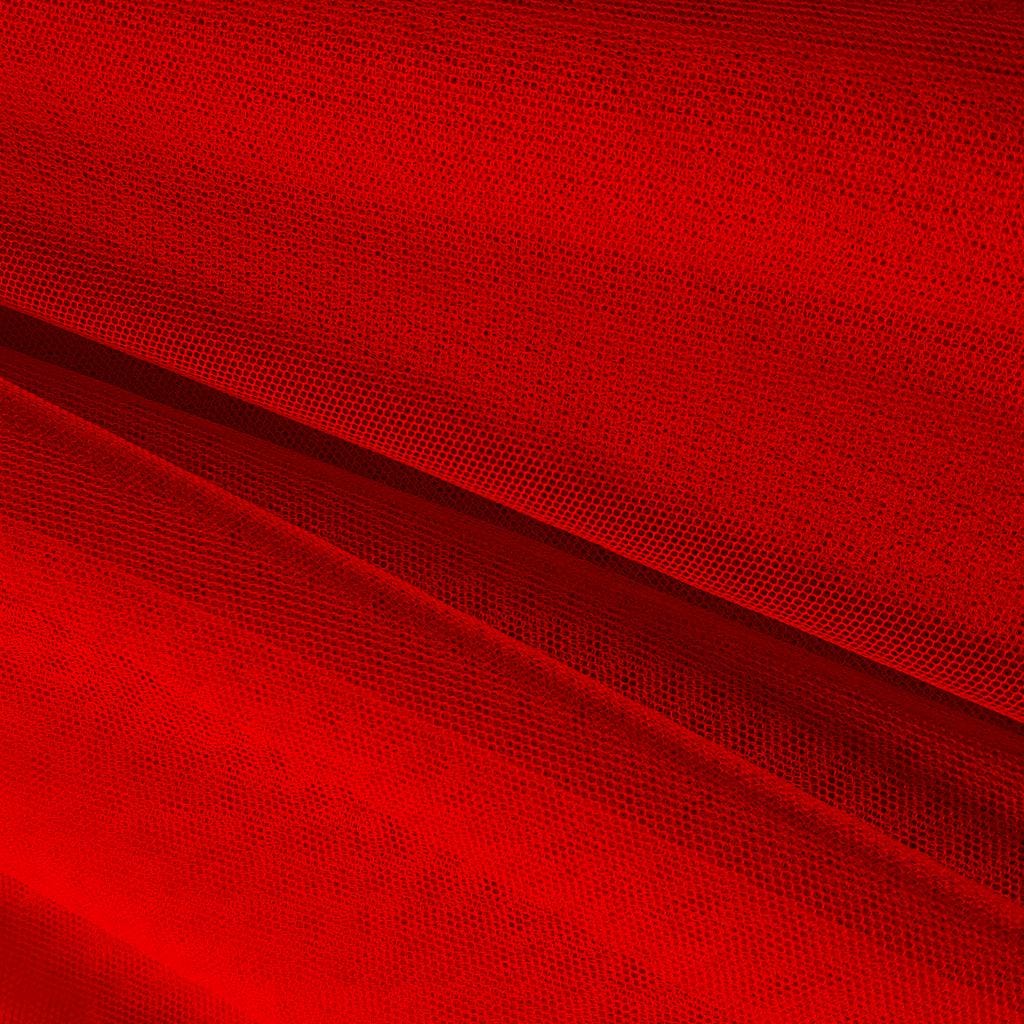 RED ENGLISH NET - NYLON - - SOFT & FINE MESH!