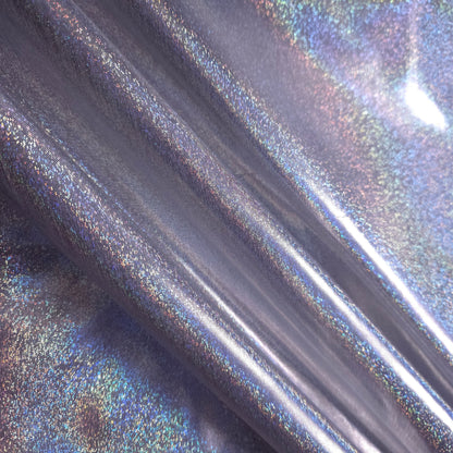 SIL SILVER RAINBOW HOLOGRAPHIC METALLIC LAME