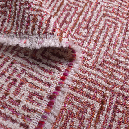 HEAVY MAZE BOUCLE EARTH TONE UPHOLSTERY FABRIC