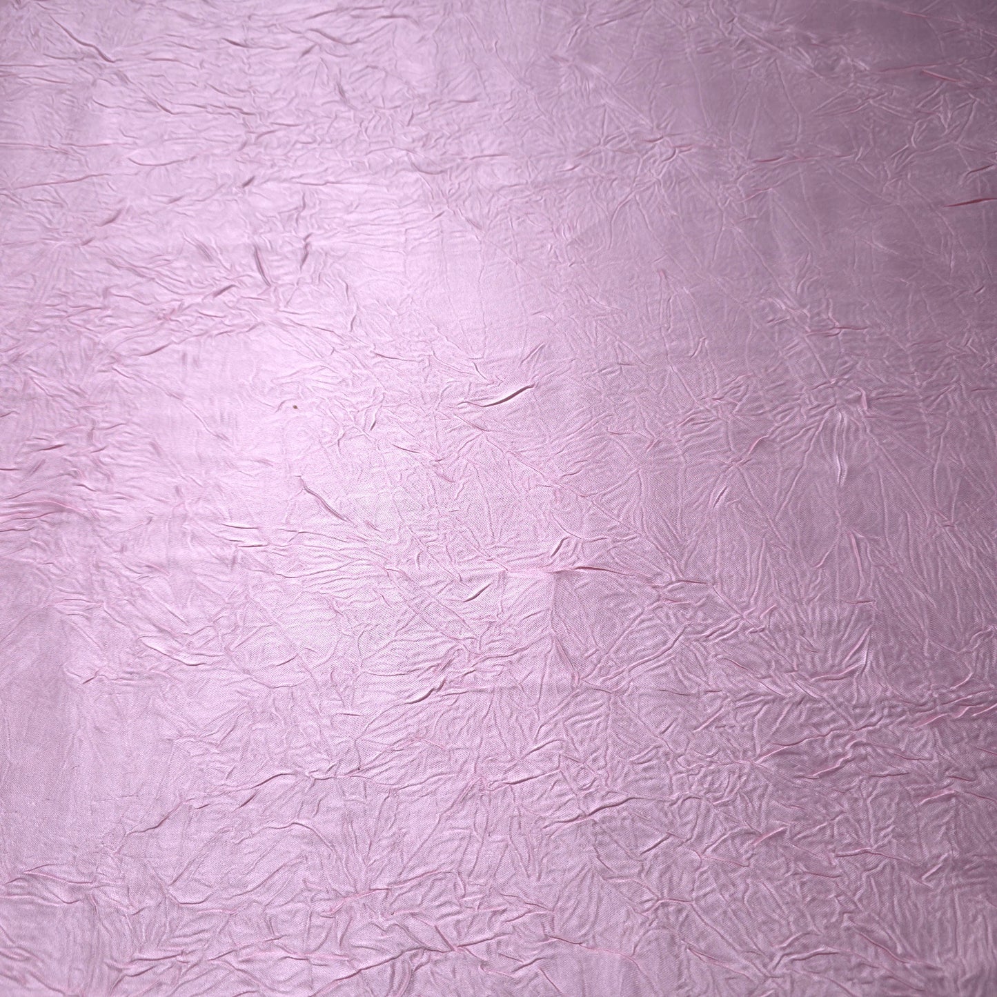 PINK CRINKLE DULL SATIN FABRIC