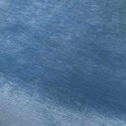 COPEN BLUE MARBLED UPHOLSTERY VELVET FABRIC