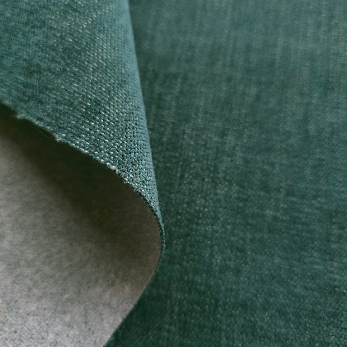 RUSTIC HUNTER GREEN RUSTIC TONE UPHOLSTERY VELVET FABRIC
