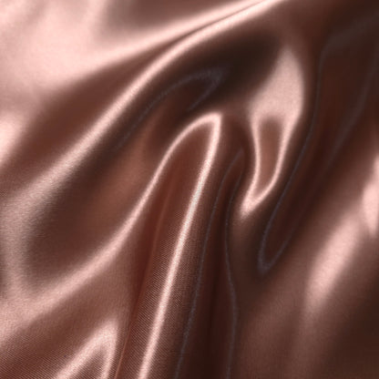 HEAVY STRUCTURE SATIN MOCHA BLUSH BROWN