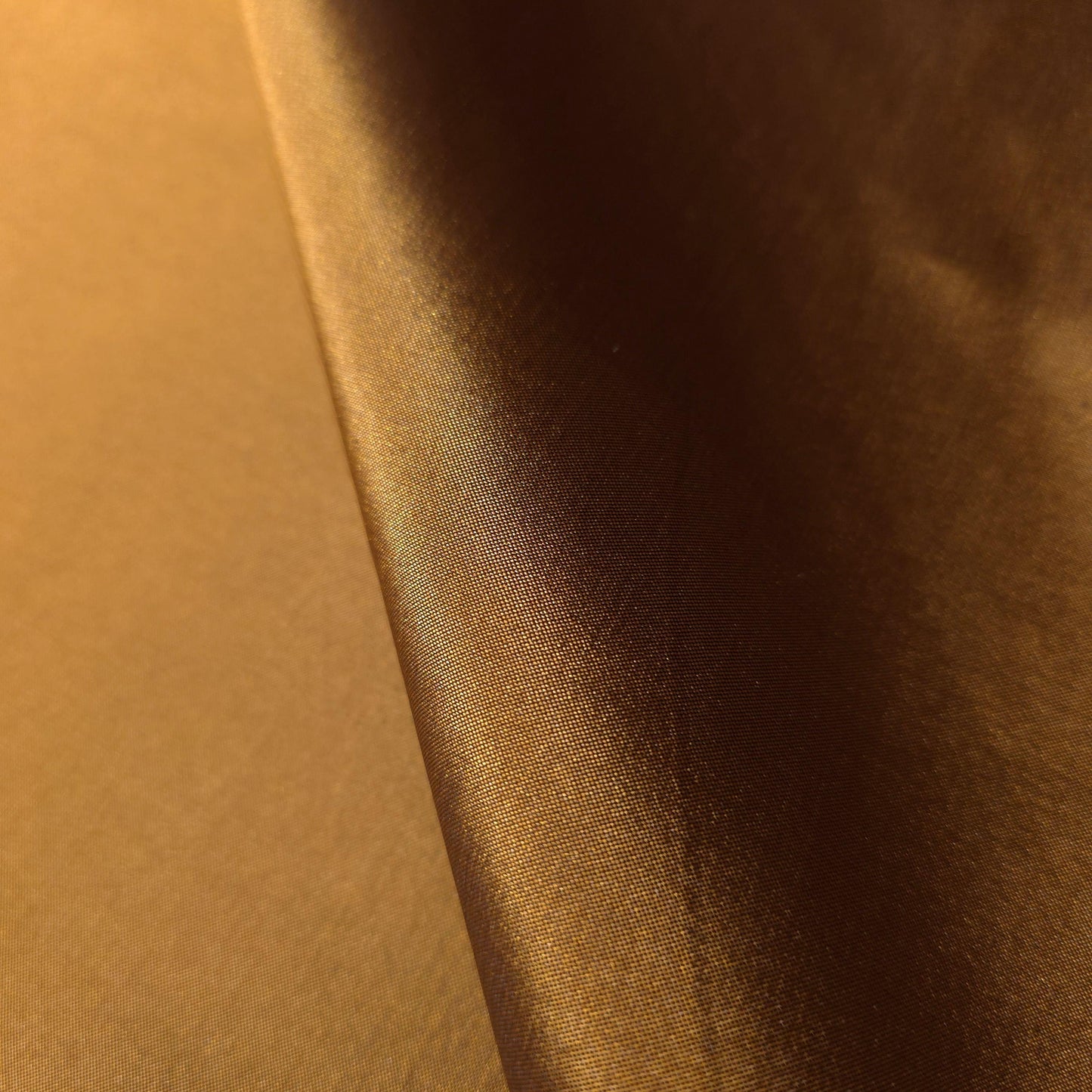 FAUX SILK LUXURY TAFFETA BRONZE GOLD