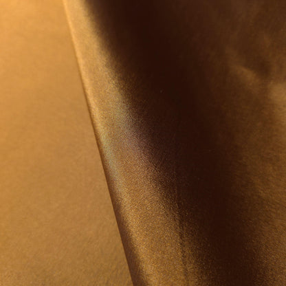 FAUX SILK LUXURY TAFFETA BRONZE GOLD