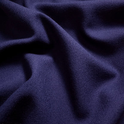 DOUBLE SIDED NAVY BLUE CREPE RUSTIC UPHOLSTERY FABRIC