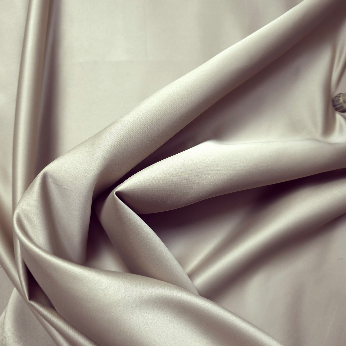 TAUPE GOLD PEAU DE SOIE PORCELAIN DULL SATIN FABRIC