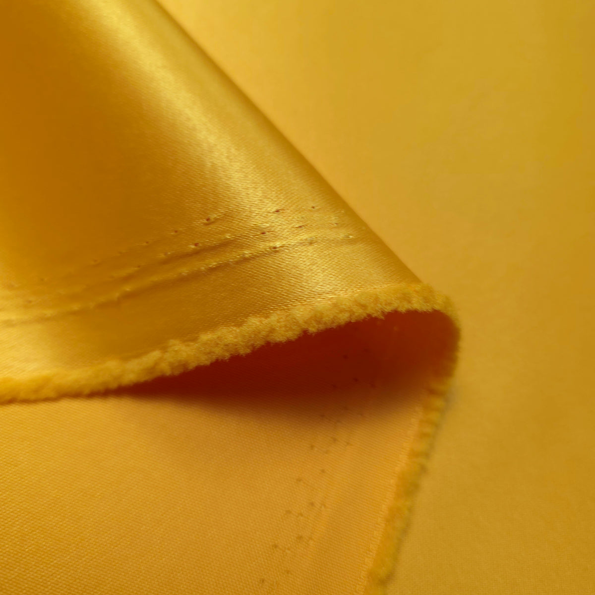 CANARY YELLOW PEAU DE SOIE PORCELAIN DULL SATIN FABRIC