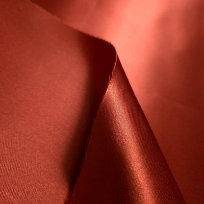 CINNAMON COPPER 8OZ HEAVY STRUCTURE SATIN FABRIC
