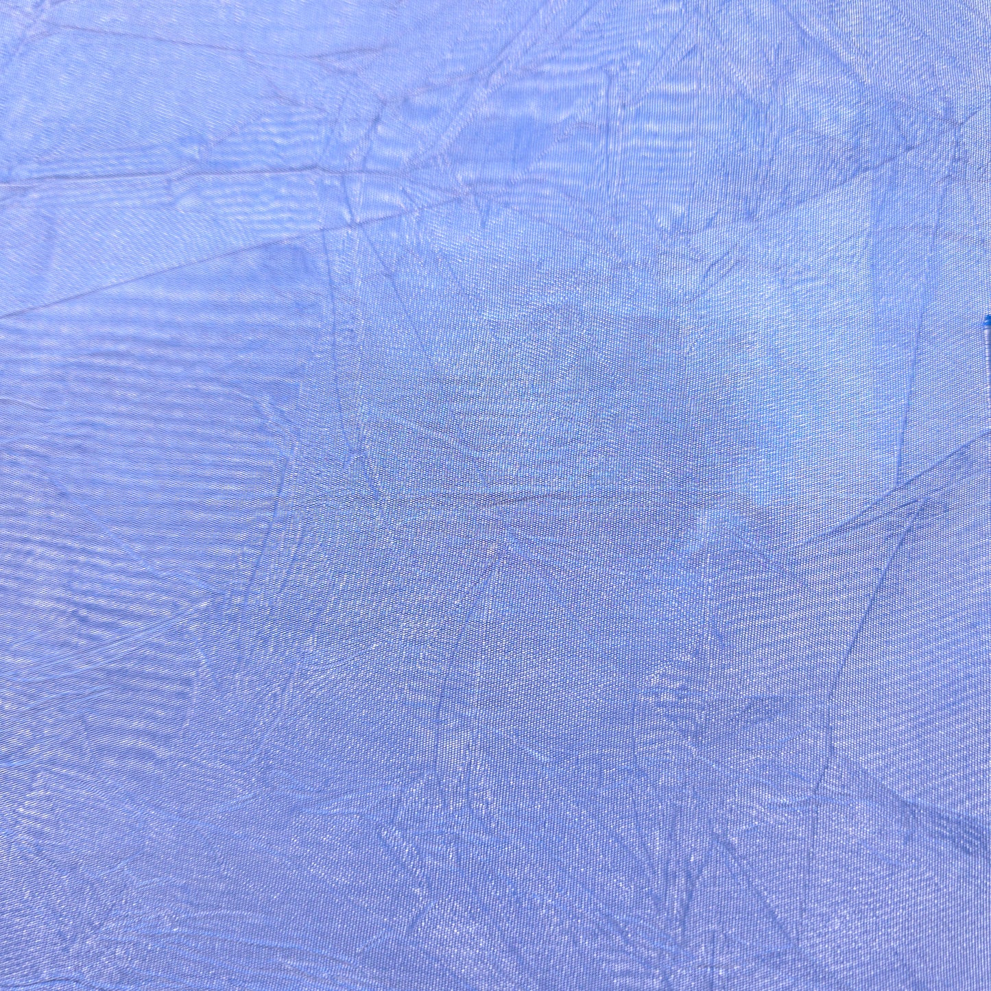 TWO TONE BLUE WHITE CRINKLE TAFFETA FABRIC