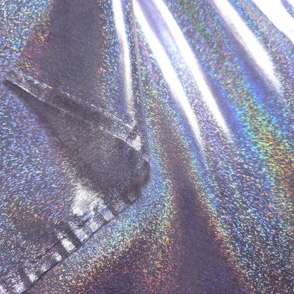 SIL SILVER RAINBOW HOLOGRAPHIC METALLIC LAME