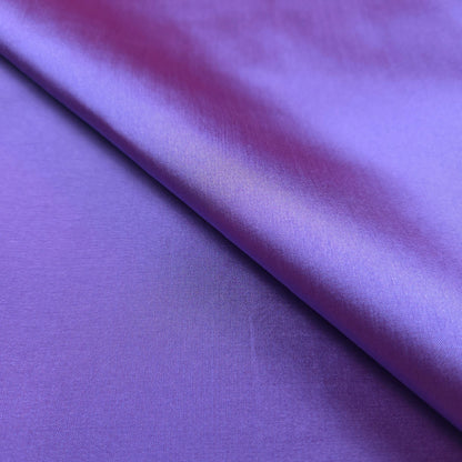 PURPLE BLUE TWO TONE TAFFETA IRIDESCENT RED SHOT SILK