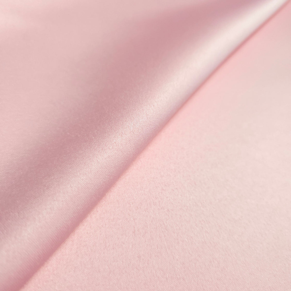 PINK BLUSH PEAU DE SOIE PORCELAIN DULL SATIN FABRIC