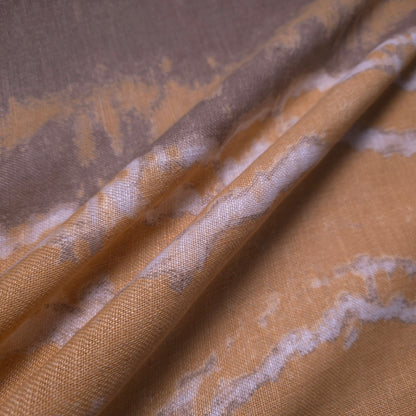SANDSTONE STRIPE FAUX LINEN DRAPERY FABRIC