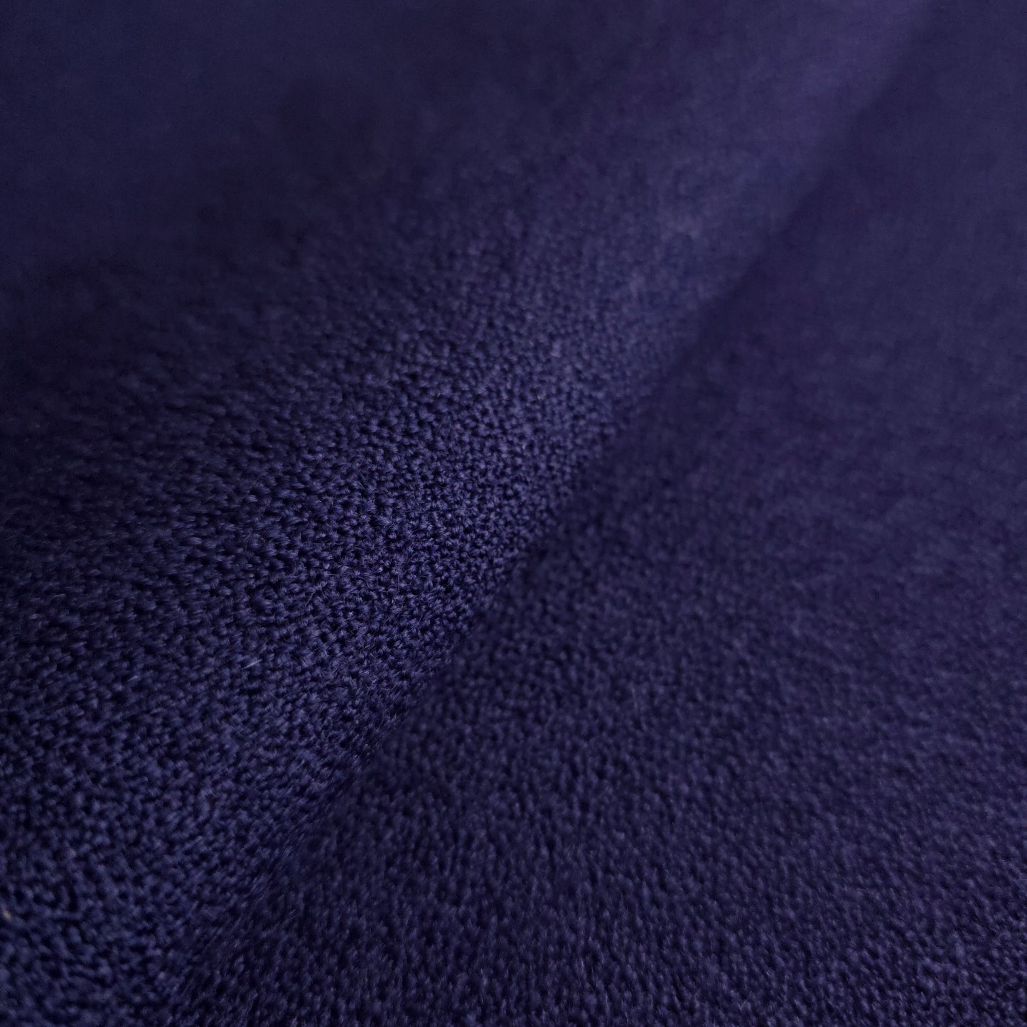 DOUBLE SIDED NAVY BLUE CREPE RUSTIC UPHOLSTERY FABRIC