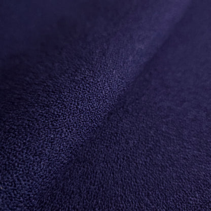 DOUBLE SIDED NAVY BLUE CREPE RUSTIC UPHOLSTERY FABRIC