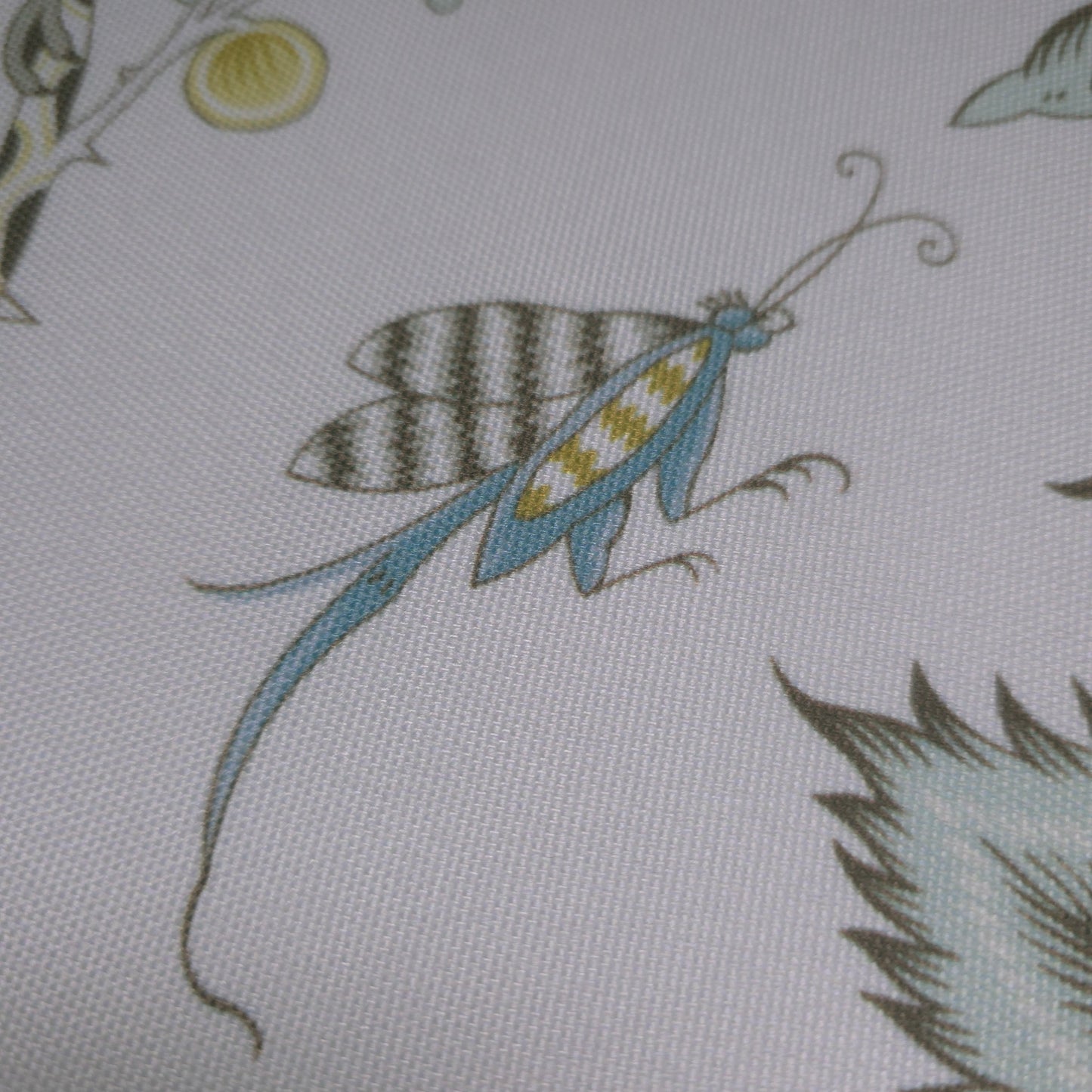 BIRDS OF PARADISE CHINTZ POLYESTER DRAPERY FABRIC