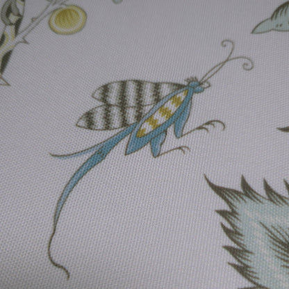 BIRDS OF PARADISE CHINTZ POLYESTER DRAPERY FABRIC