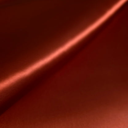 CINNAMON COPPER 8OZ HEAVY STRUCTURE SATIN FABRIC