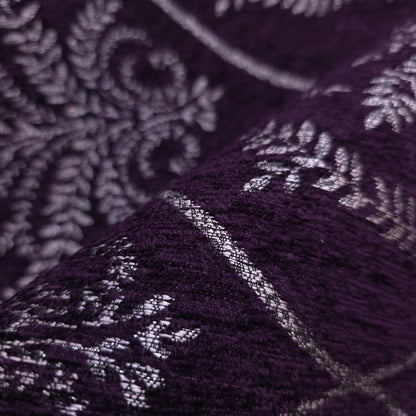 REGAL LAUREL OGEE MEDALION CHENIELLE PURPLE