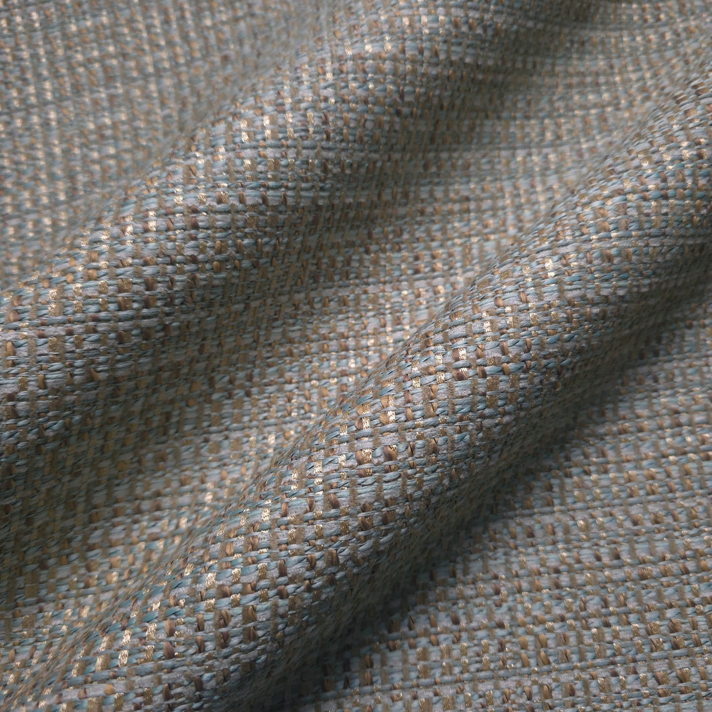 TWEED ROBINS EGG BOUCLE UPHOLSTERY FABRIC