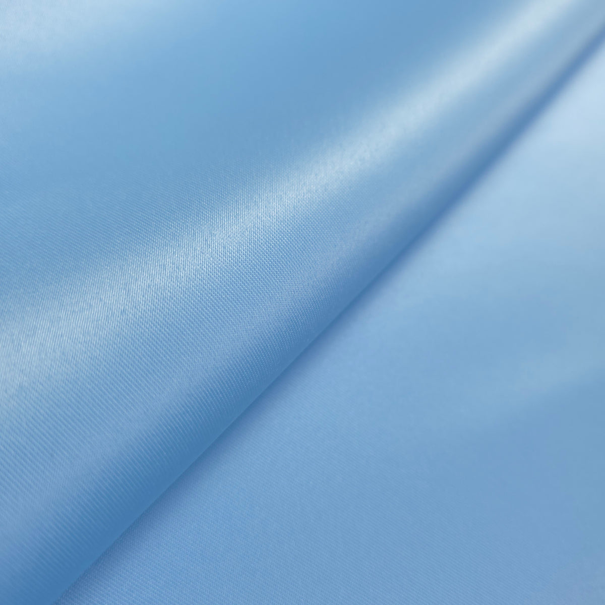 ICE BLUE PEAU DE SOIE PORCELAIN DULL SATIN FABRIC