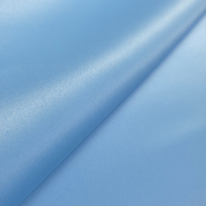 ICE BLUE PEAU DE SOIE PORCELAIN DULL SATIN FABRIC