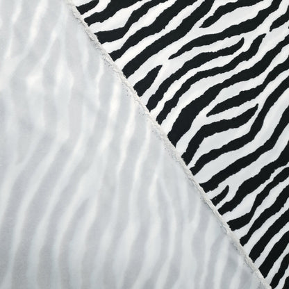 ZEBRA PRINT COTTON UPHOLSTERY VELVET