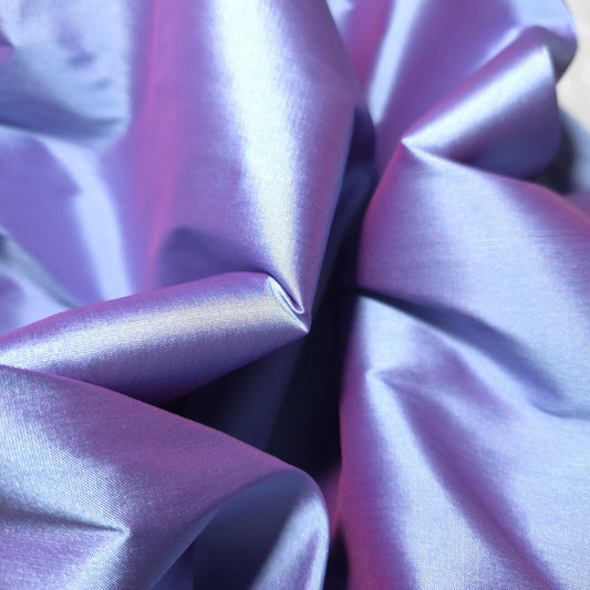FAUX SILK LUXURY TAFFETA LILAC BLUE