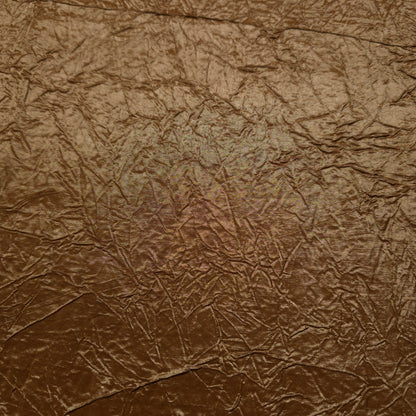 CRINKLE TAFFETA FABRIC BRONZE